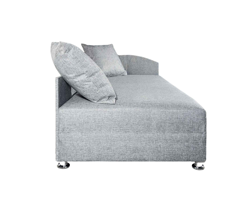 Односпальные, Кровать тахта односпальная 80, левый угол, рогожка