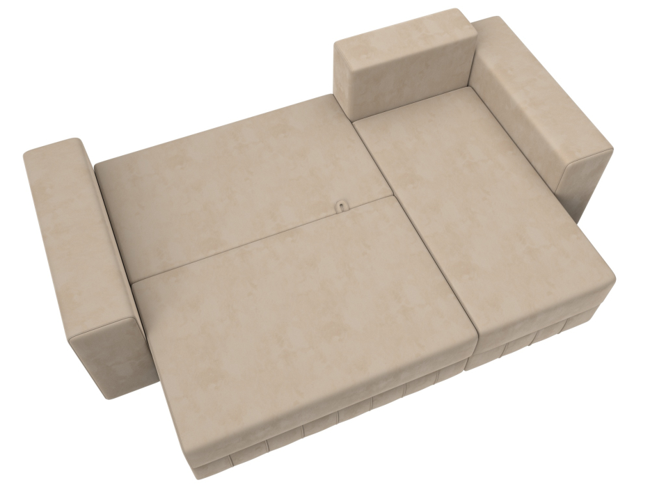 Диваны угловые в гостиную, Диван угловой Лига-076 угол универсальный, велюр SEVEN