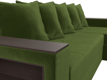 Диван угловой Дубай Лайт, микровельвет, правый угол