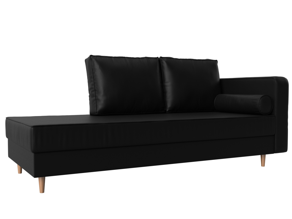 Кушетка кровать, Кушетка Прайм, экокожа, правый угол