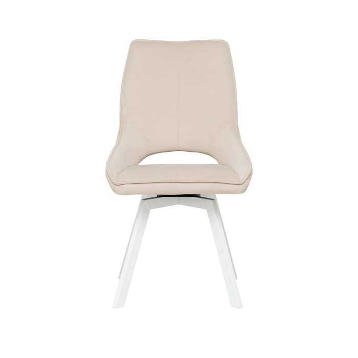 Стулья, Стул Leset Галвес 360 опора белая/велюр