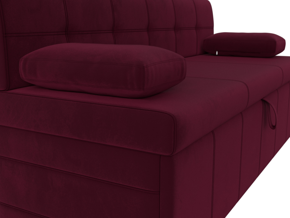 Диваны прямые кухонные, Кухонный прямой диван Лео, микровельвет