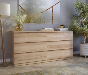 Комод 6 ящиков Альма