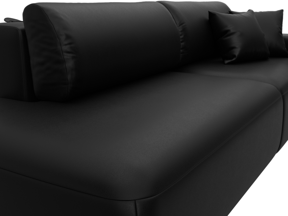 Диваны еврокнижки, Диван прямой Лига-036 НПБ Модерн подлокотник справа, экокожа GRIFON