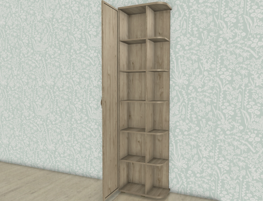 Шкафы одностворчатые, Модульная система Карина Шкаф ШК-1025