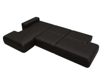 Диван угловой Лига-036 НПБ Модерн Лонг левый угол, экокожа GRIFON