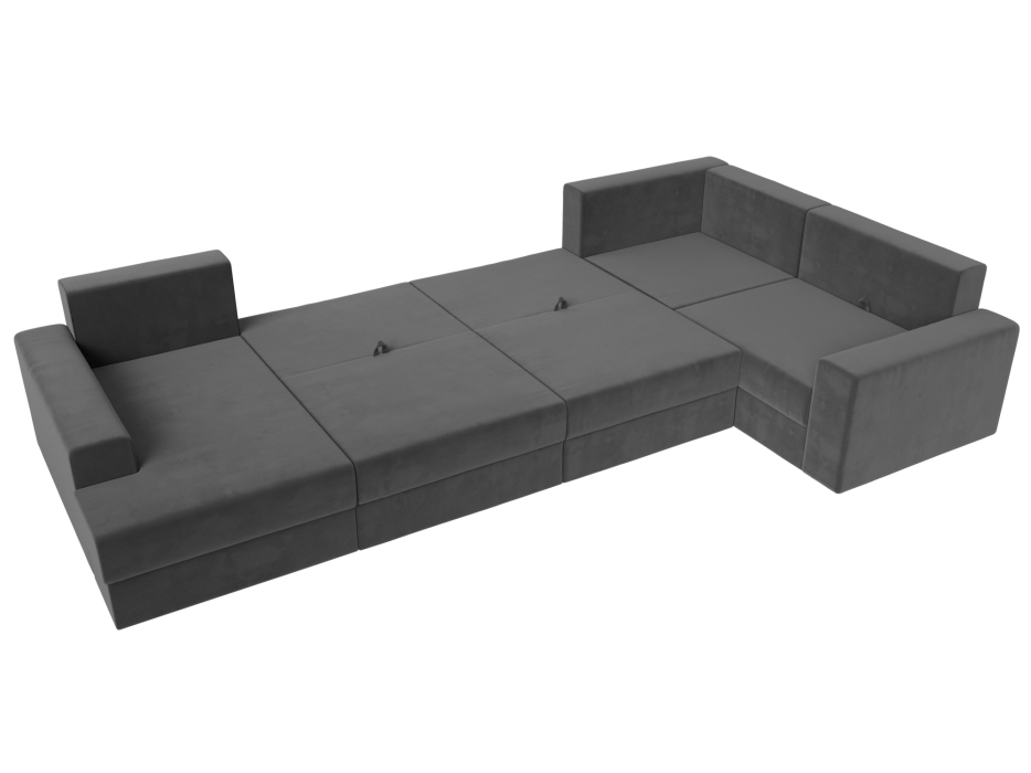 Офисные диваны, П-образный диван Майами левый угол, Велюр
