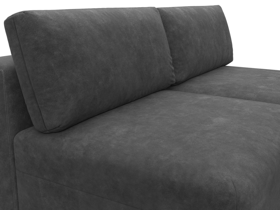 Диваны угловые в гостиную, Диван угловой модульный Лига-060 НПБ угол универсальный, велюр BRUT