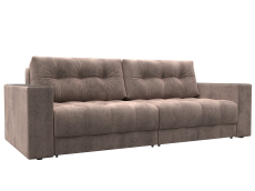 Диваны еврокнижки, Диван прямой с декором Лига-049 НПБ, велюр TOWER