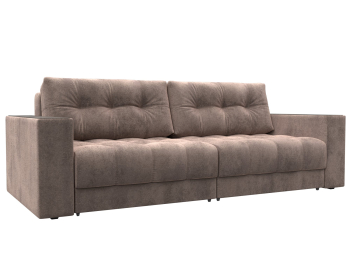 Диван прямой с декором Лига-049 НПБ, велюр TOWER