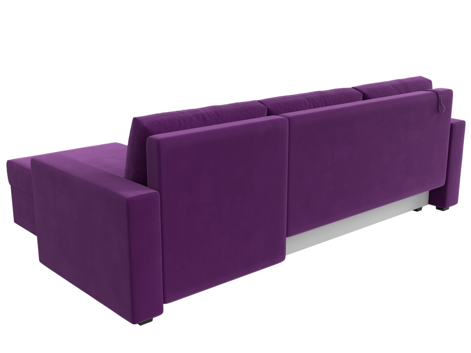 Диваны угловые в гостиную, Угловой диван Траумберг Лайт правый угол, микровельвет