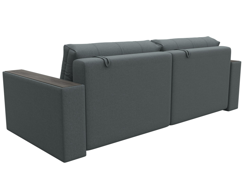 Диваны еврокнижки, Диван прямой с декором Лига-049 НПБ, рогожка Амур