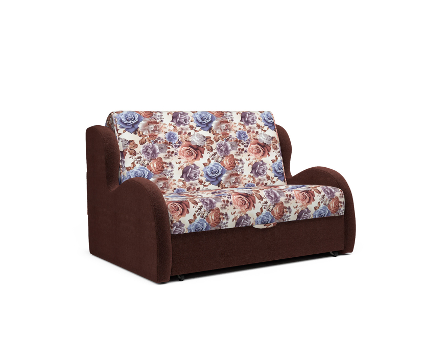 Диваны кровати со спальным местом, Диван прямой аккордеон Атлант 120 см (Цветы)