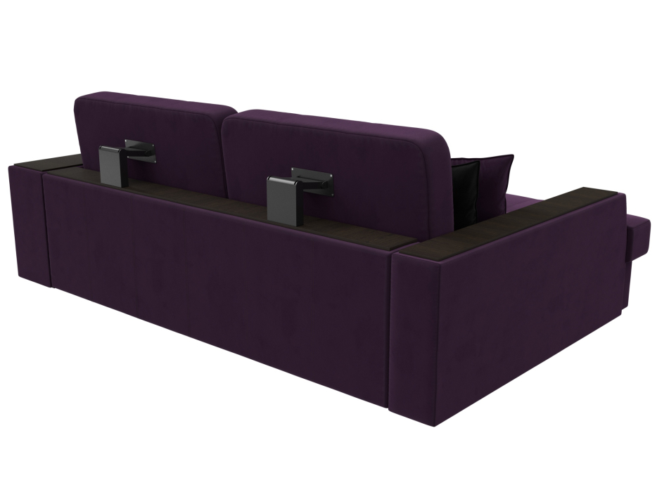 Диваны угловые в гостиную, Угловой диван Брюссель левый угол, велюр