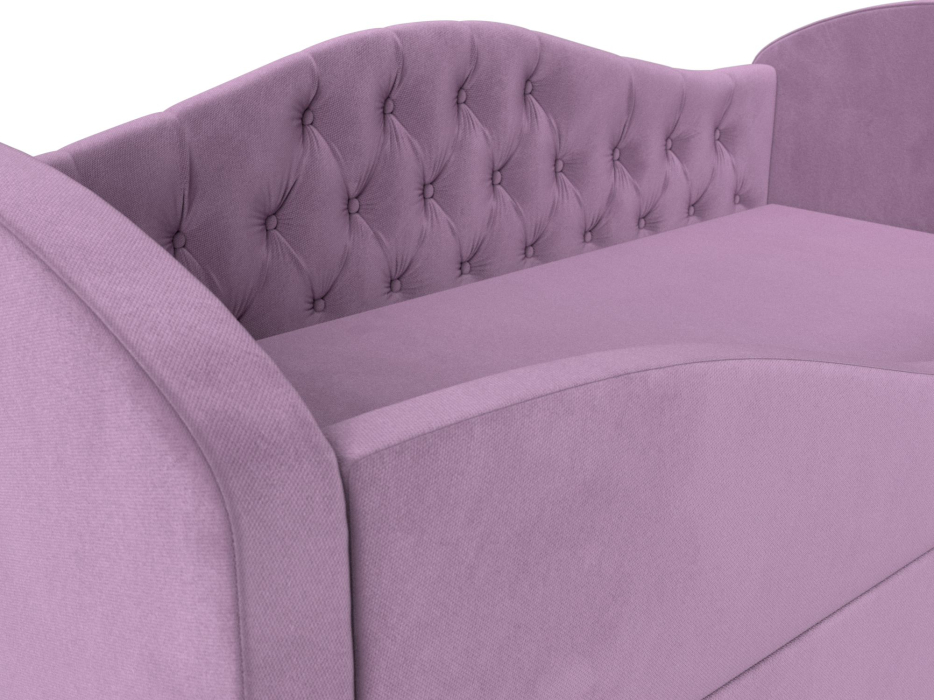 Кровати одноярусные, Детская кровать Сказка Люкс, микровельвет