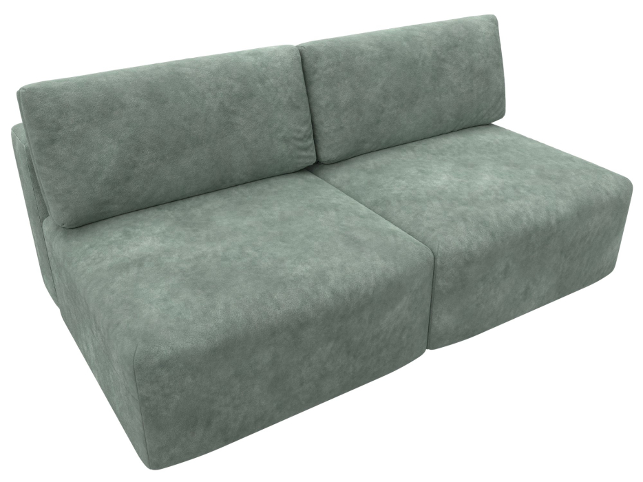 Диваны еврокнижки, Диван прямой модульный Лига-060 НПБ, велюр BRUT