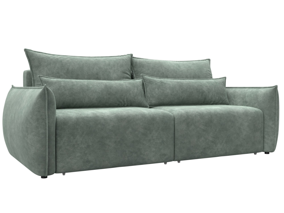 Диваны еврокнижки, Диван прямой Лига-051 НПБ, велюр BRUT