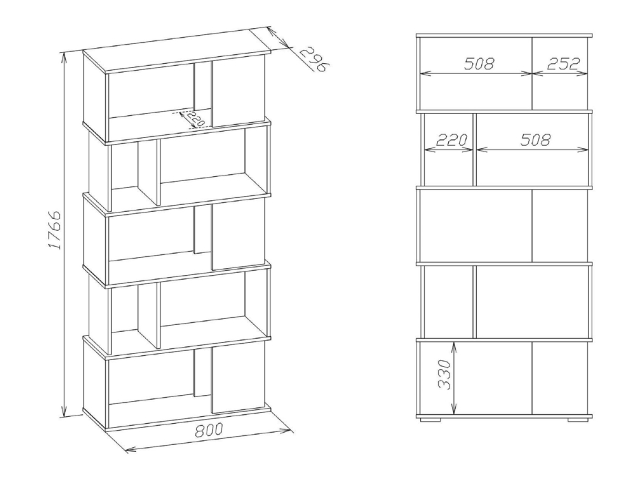 Стеллажи, Стеллаж СТ-12