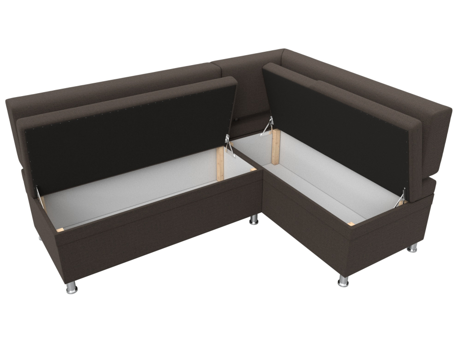 Кухонные уголки, Диван кухонный угловой Стайл правый угол, рогожка Амур