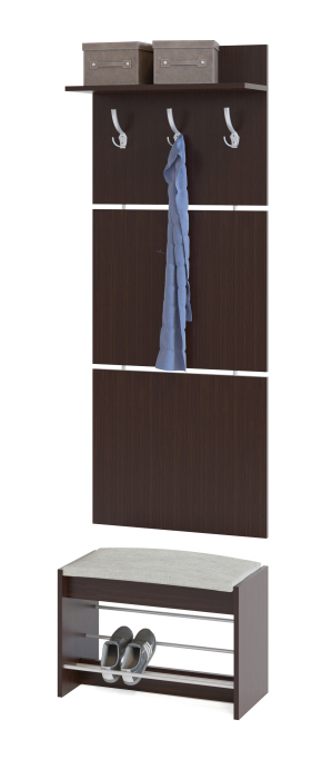 Прихожие, Малогабаритная прихожая для узкого коридора ВШ-5.1+ТП-5