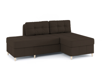 Диван-кровать угловой Оливер Люкс 2 еврокнижка-трансформер, велюр