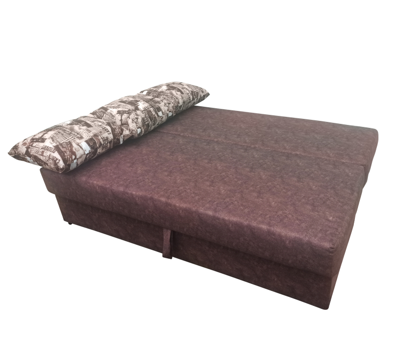 Диваны с ящиком для белья, Евро-софа Вельвет без подлокотников