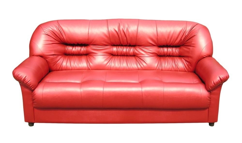 Диваны прямые, Диван Честер (Карелия) 3-х местный, экокожа