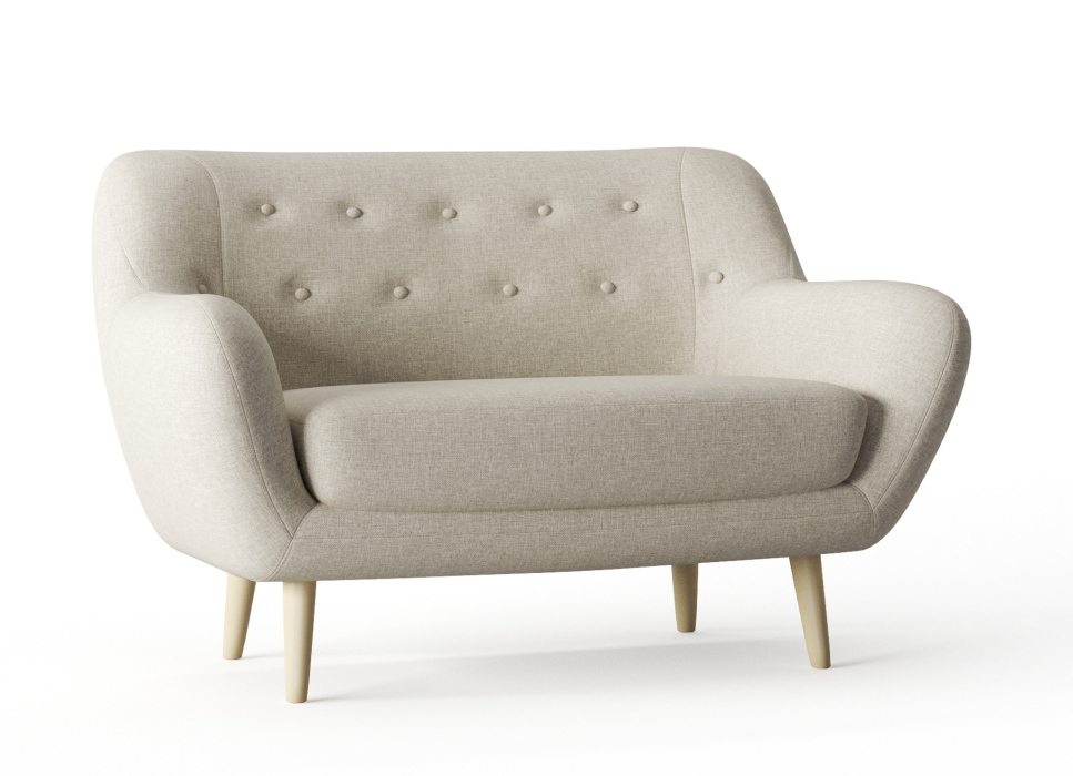 Дизайнерские диваны для гостиной, Диван прямой Elephant, рогожка