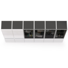 Стенка из шкафов Сидней № 19