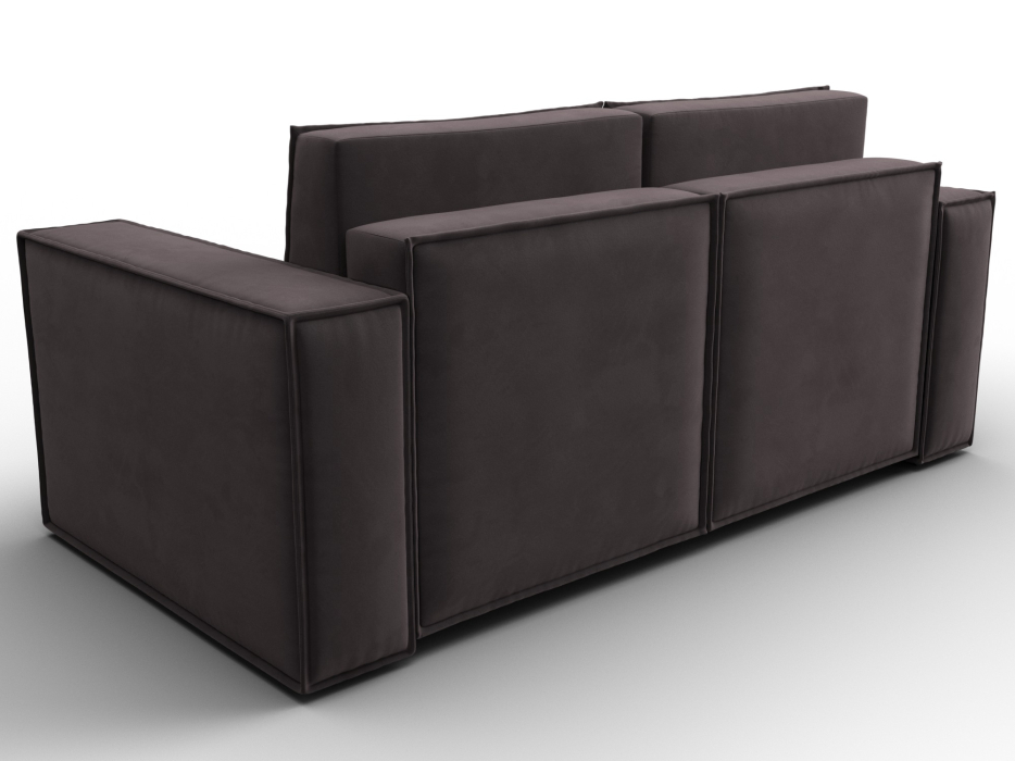 Диваны кровати со спальным местом, Диван прямой Куба мини, велюр