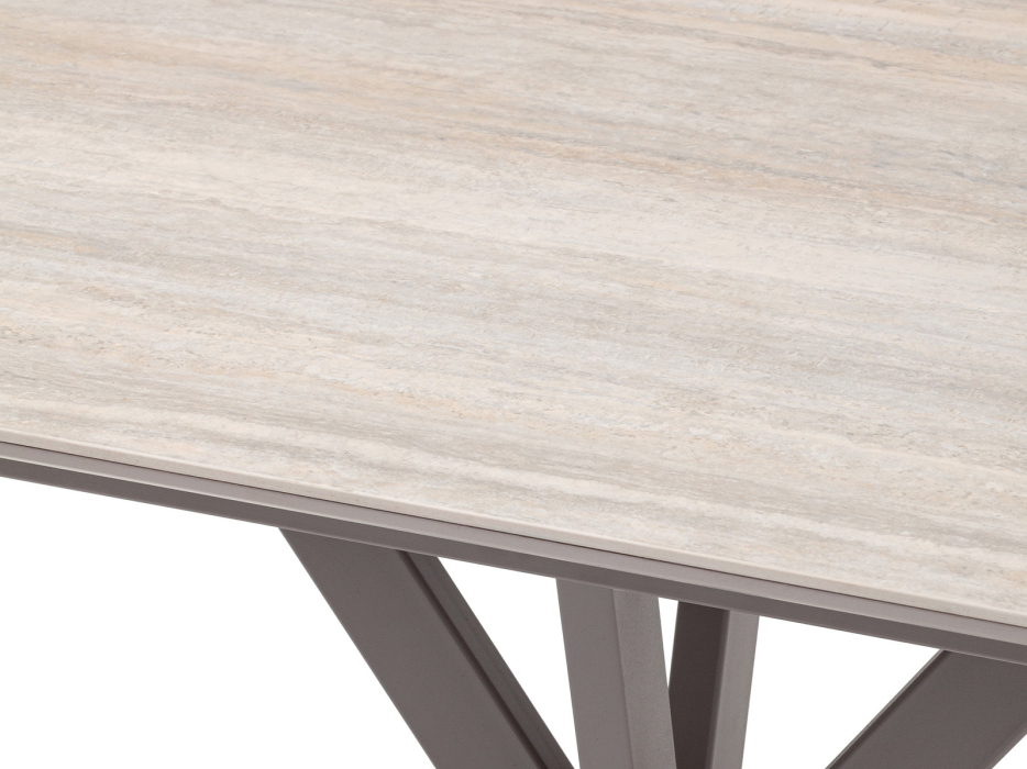 Обеденные столы, Стол обеденный STOOL GROUP Marmer 120-180/80/76 столешница МДФ16/керамика