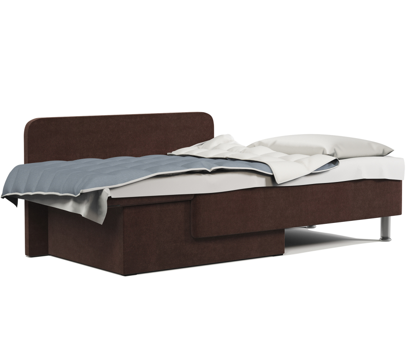 Диваны прямые кухонные, Кушетка Леон левый, велюр