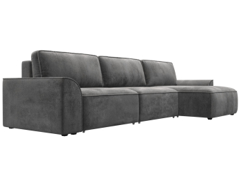 Диван угловой Лига-048 НПБ лонг, велюр TOWER