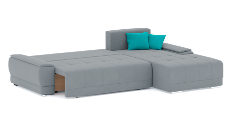 Диван-кровать угловой Нордвикс ПБ, велюр