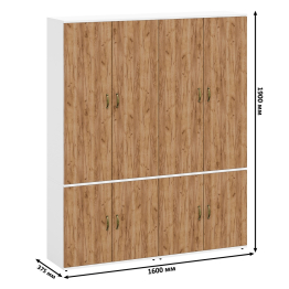 Модульная мебель Лидер-8 набор из двух шкафов для одежды и белья