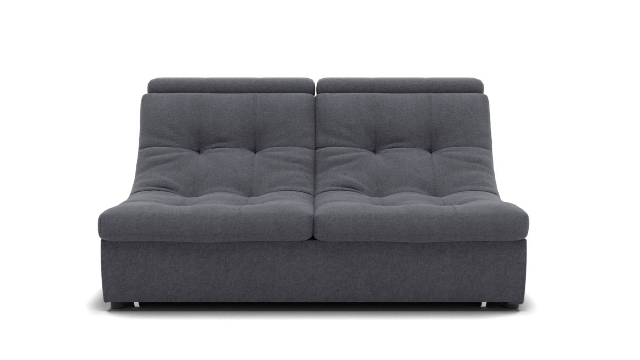 Диваны кровати со спальным местом, Прямой диван Монако-1 ППУ, велюр