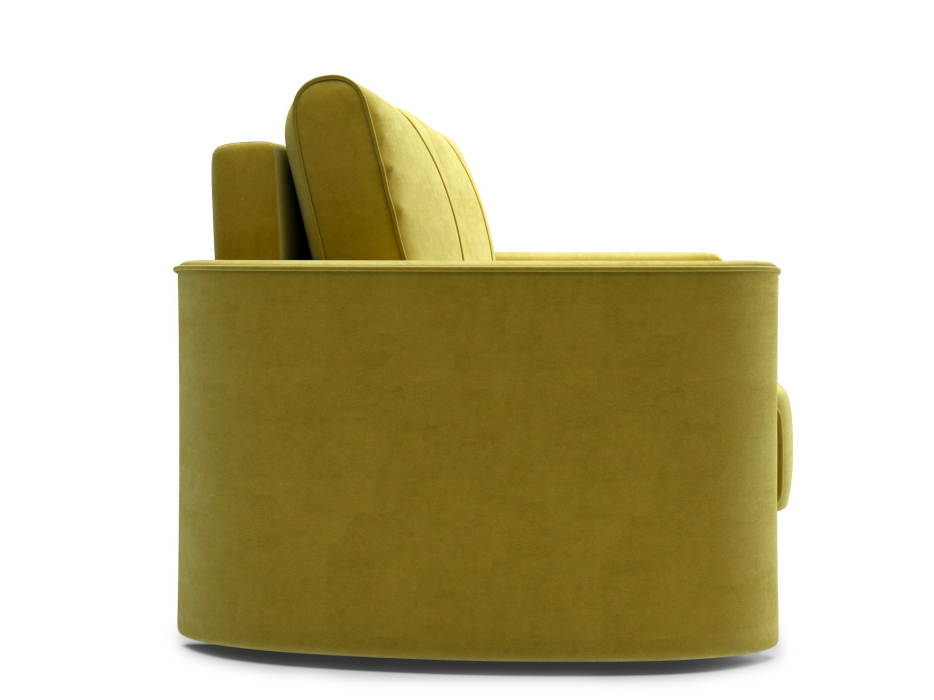 Диваны еврокнижки, Диван прямой Амми двухместный, Трехсекционная еврокнижка, велюр