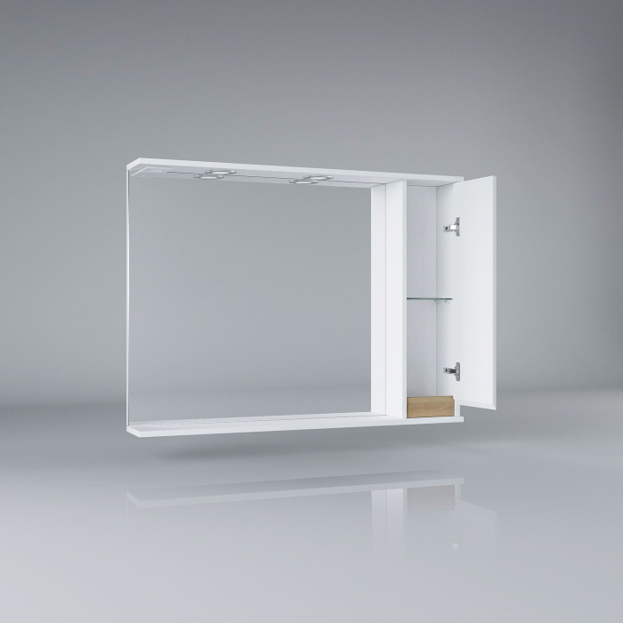 Зеркала, Зеркало-шкаф Francesca Avanti  Венеция Bianco 100 белый правый