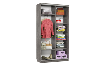 Шкаф-купе Премьер Лайт 03 Мини П-3159 двухдверный