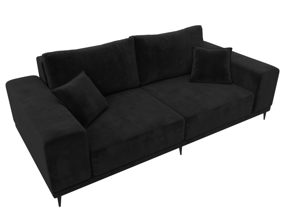 Диваны кровати со спальным местом, Прямой диван Льюес, велюр