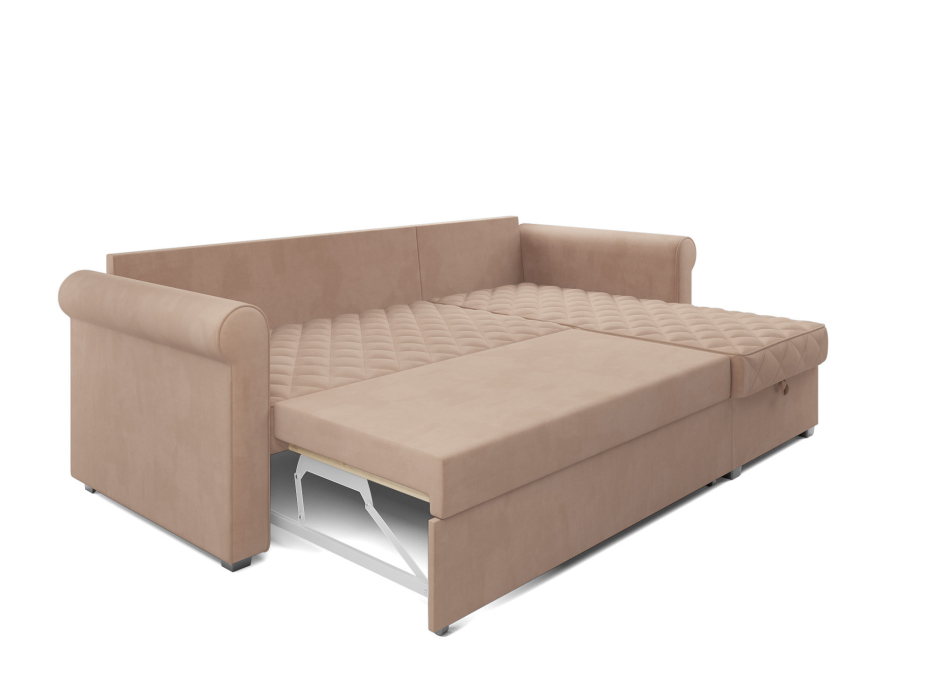 Диваны угловые в гостиную, Диван угловой Берлин (Велюр)