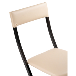 Стул Elevis ваниль крап /темный мусс