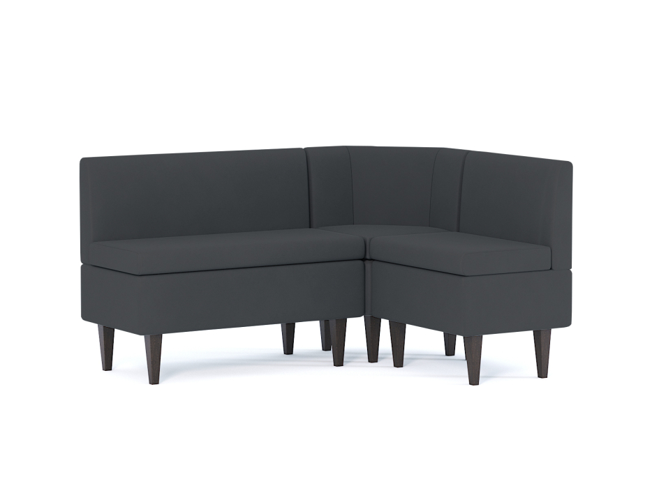 Кухонные уголки, Диван кухонный угловой Лео, велюр