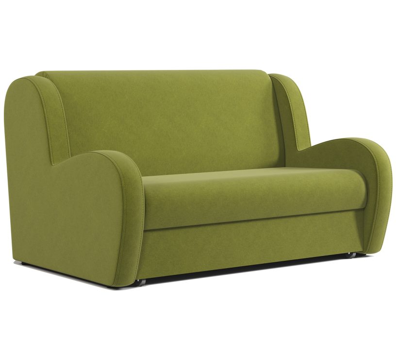 Диваны с ящиком для белья, Диван-кровать Барон 120, велюр