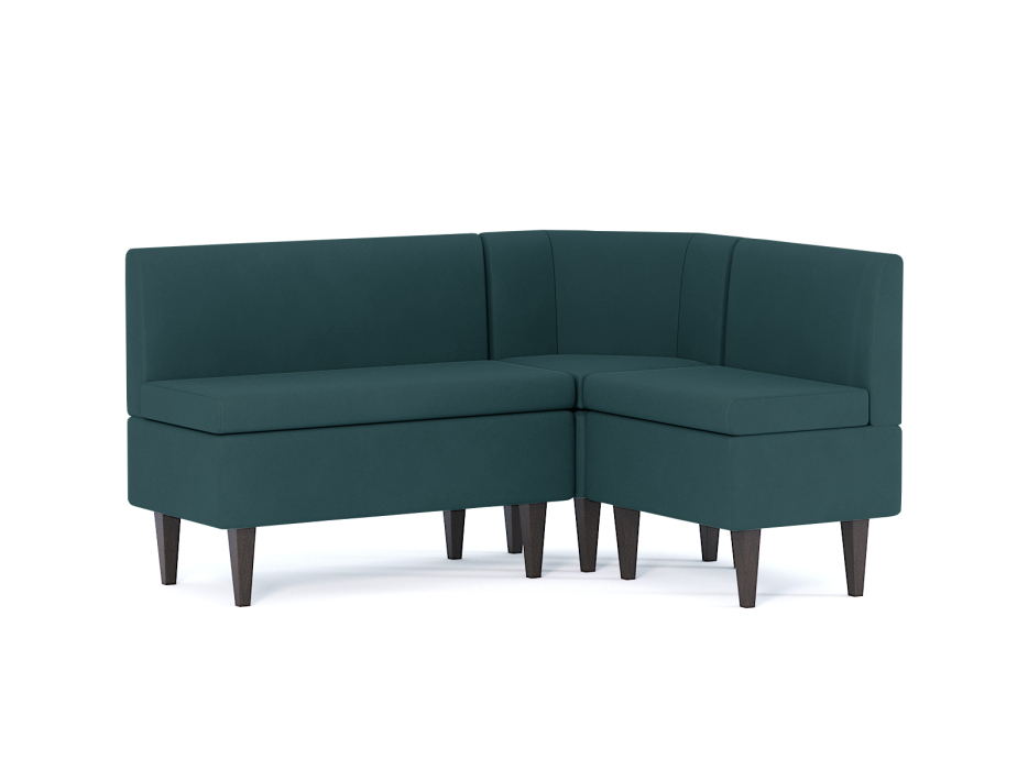 Кухонные уголки, Диван кухонный угловой Лео, велюр