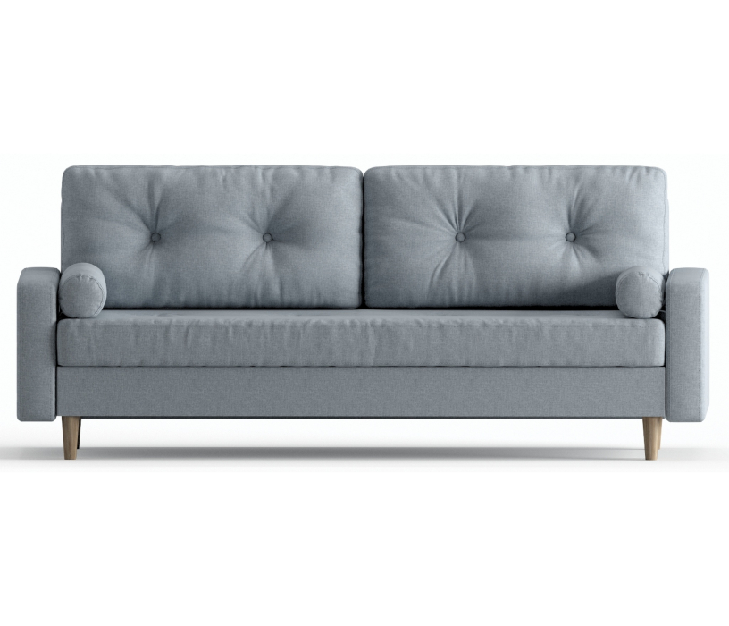 Диваны с ящиком для белья, Диван-кровать Belfast, независимый пружинный блок, рогожка