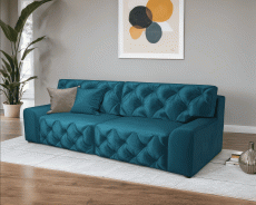 Диваны кровати со спальным местом, Диван прямой тик-так Милан (Бархат)