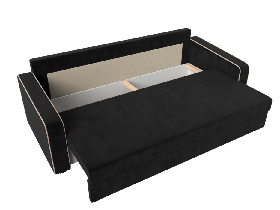 Диваны еврокнижки, Прямой диван Лига-009, велюр