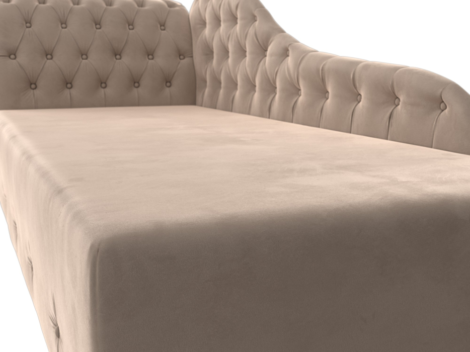 Кушетка диван, Кушетка Камерон левая, велюр