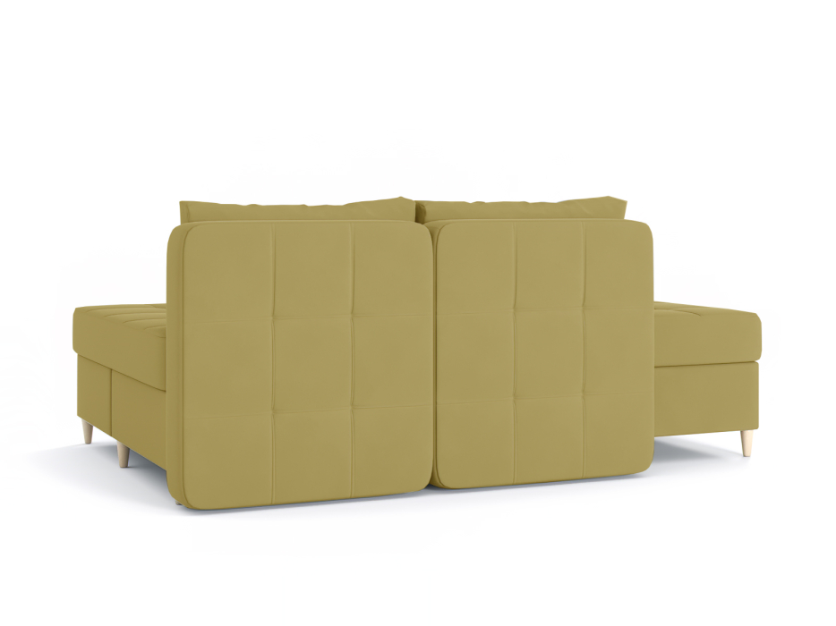 Диваны угловые в гостиную, Диван-кровать угловой Оливер 2 еврокнижка-трансформер, велюр